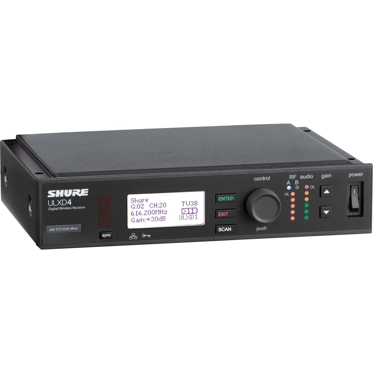 Shure ULXD4 Digital Wireless Receiver - J50A Band