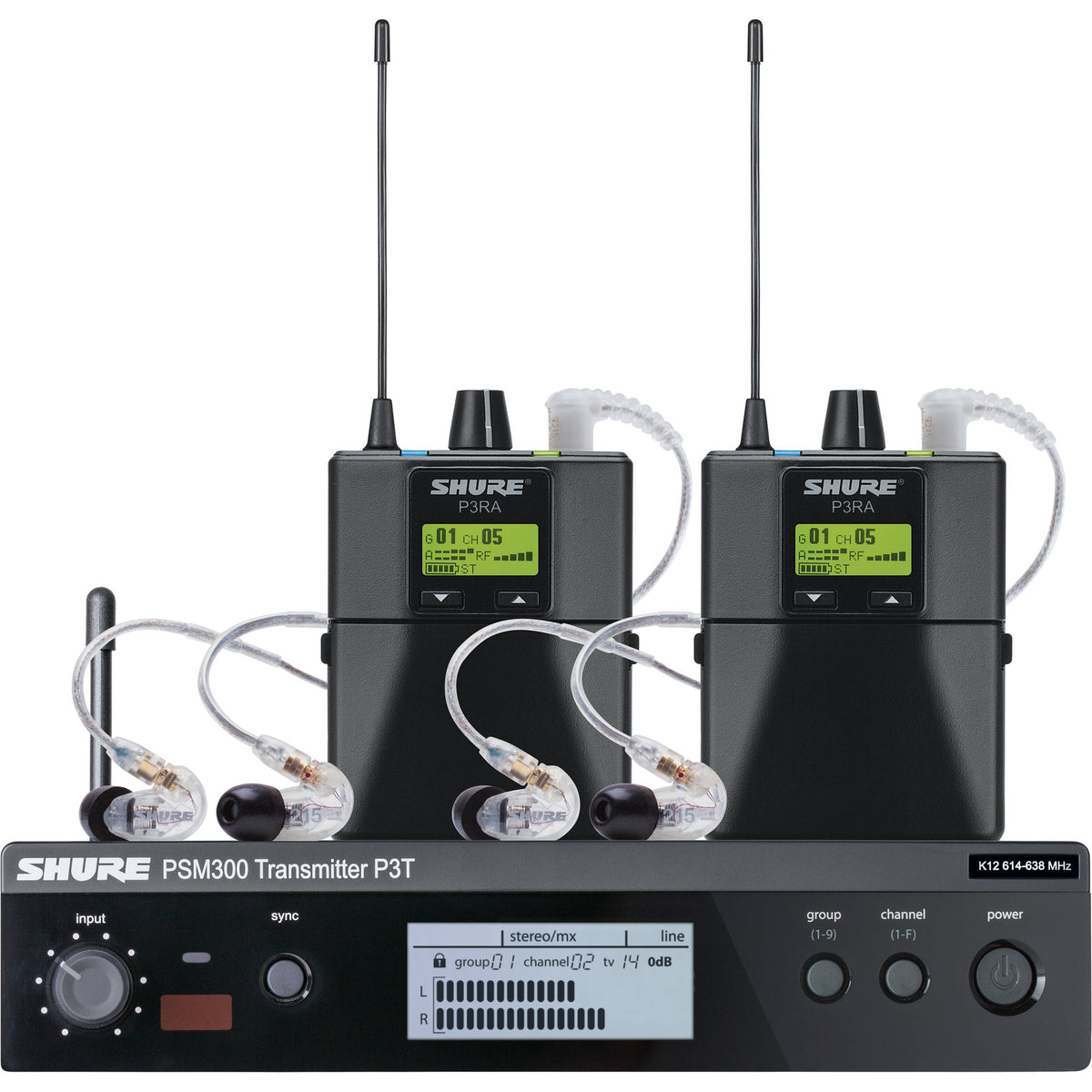 Shure PSM300 Twin Pack Pro - J13 Frequency
