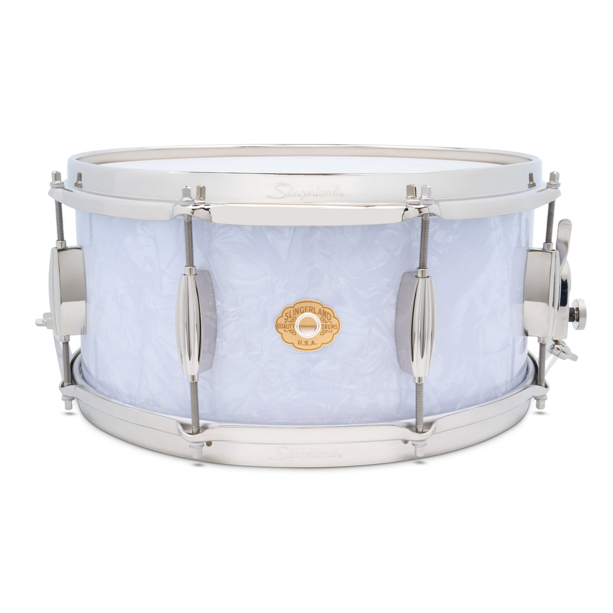 Slingerland 6.5 x 14-Inch Artist Snare Drum - White Marine Pearl