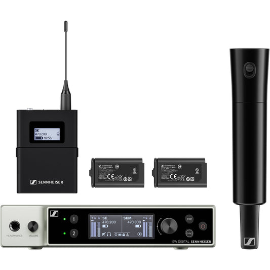 Sennheiser EW-DX SK/SKM-S Base Set Combo Wireless Transmitter System - Q1-9 Band