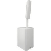 QSC KC12 Active 12" 3-Way Column Loudspeaker System with Bluetooth - White