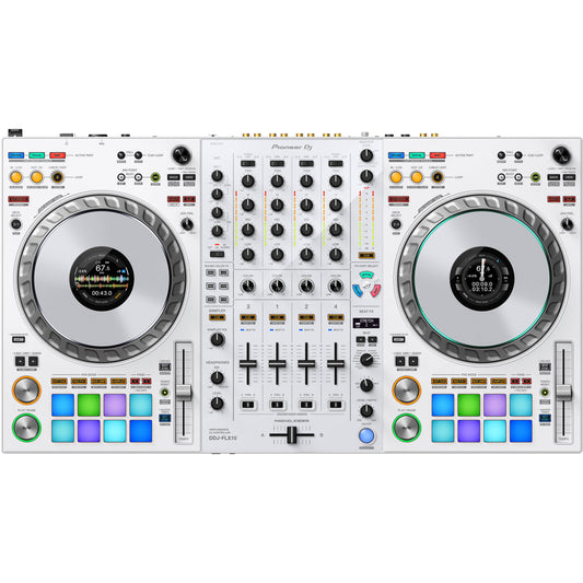 Pioneer DDJ-FLX10 DJ Controller - Limited Edition White
