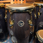 LP Matador Conga and Tumba Set, Siam Oak - Black with Gold Hardware - CHUCKSCLUSIVE