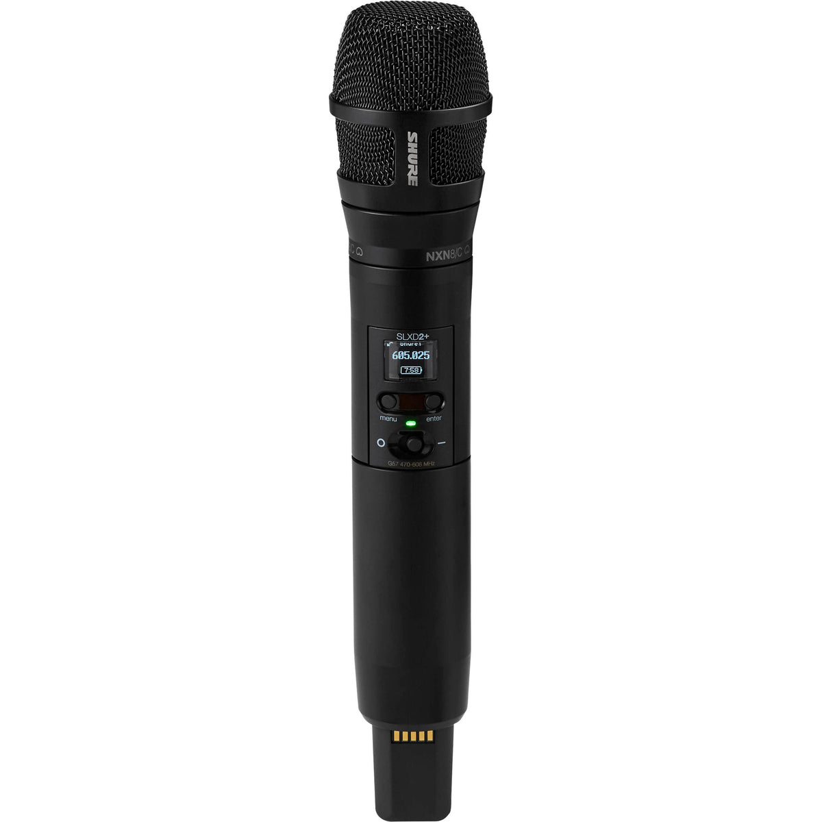 Shure SLXD2+ Wireless Handheld Transmitter w/Nexadyne 8/C Mic Capsule - G57