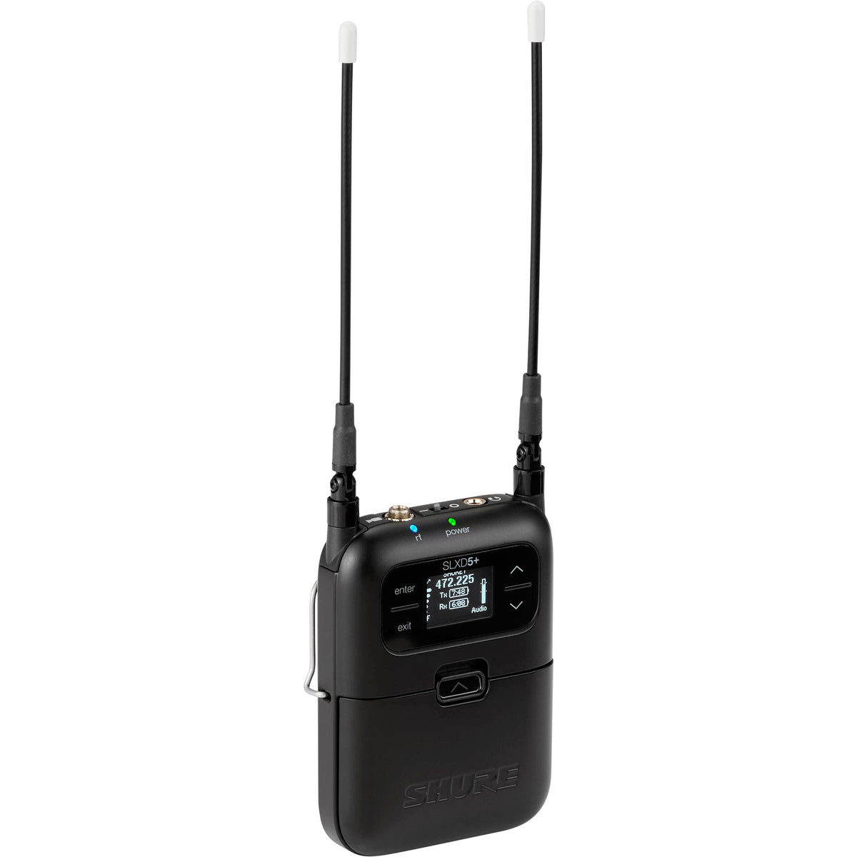 Shure SLXD5+ Digital Camera-Mount Wireless Receiver - G57: 470 to 608 MHz