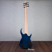 Sire M7-6 Left-Handed 6-String Bass Guitar - Transparent Blue
