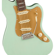 Fender Parallel Universe Volume II Strat Jazz Deluxe Electric Guitar - Transparent Faded Sea Foam Green