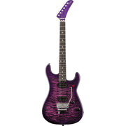 EVH 5150 Series Deluxe QM Electric Guitar, Ebony Fingerboard - Purple Daze
