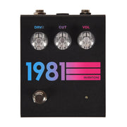 1981 Inventions DRV Overdrive Pedal Black Hyperfade - MUSICTONER