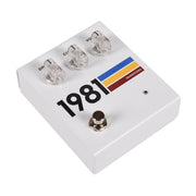 1981 Inventions DRV Overdrive Pedal White Hyperfade - MUSICTONER
