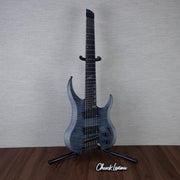 Legator G7FSS Ghost Multiscale 7-String Electric Guitar - Black Flame