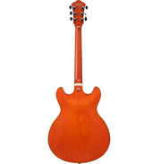 Ibanez AS73 Semi-Hollowbody Electric Guitar - Transparent Tangerine Flat