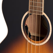 Epiphone El Capitan J-200 Studio Acoustic Electric Bass - Aged Vintage Sunburst