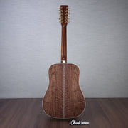 Martin Custom Shop D-28 Style Black Walnut/Italian Alpine Spruce Fishman Matrix VT 12-String Acoustic Electric Guitar - CHUCKCSCLUSIVE - #M2880834