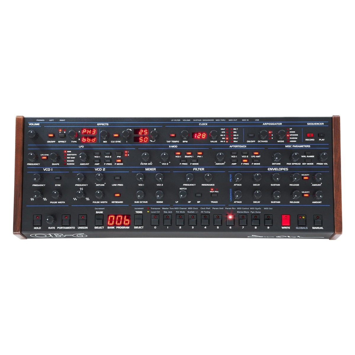 Sequential OB-6 Desktop Polyphonic Analog Synthesizer