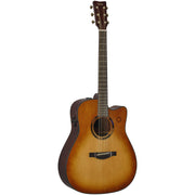 Yamaha TAG3 C TransAcoustic Dreadnought Acoustic-Electric Guitar - Sand Burst