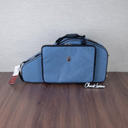 Marcus Bonna Alto and Curved Neck Soprano Double Saxophone Case - Cationic Blue