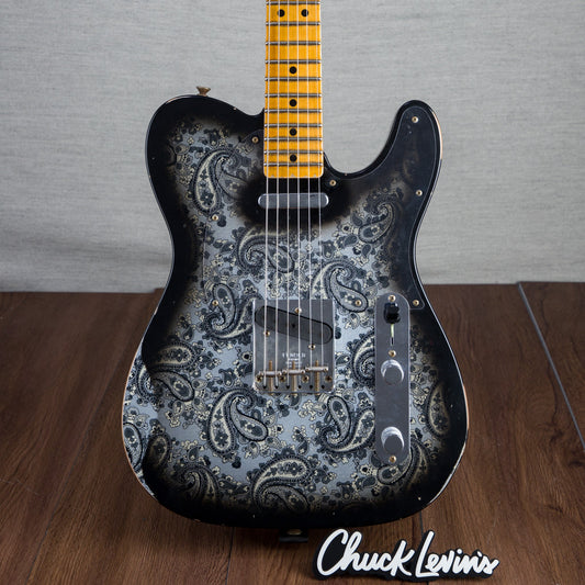 Fender Custom Shop Limited Edition '68 Telecaster Relic – Black Paisley - #CZ566712