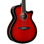 Ibanez AEG7TRH Acoustic-Electric Guitar – Transparent Red Sunburst