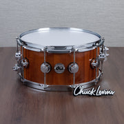 DW 6.5 x 14-Inch Collector's Maple Exotic Series Snare Drum - Natural Lacquer over Koa