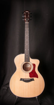 Taylor 214CE Grand Auditorium Acoustic Electric Cutaway with Gig Bag