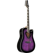 Ibanez Alstar ALT50FA Acoustic Electric Guitar - Transparent Violet Sunburst