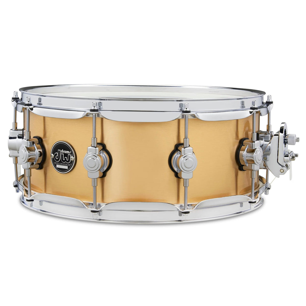 DW 5.5 x 14-Inch Performance Series Polished Brass Snare Drum