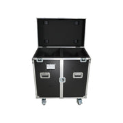 ProX XS-MH30WASHX2W for Two Moving Head Fixtures ATA Flight Style Road Case with Casters
