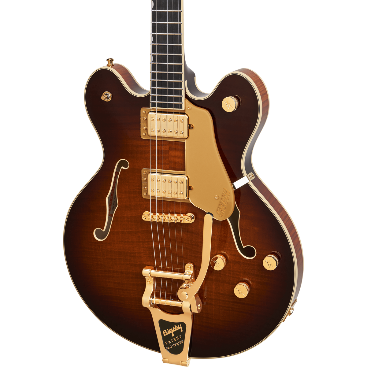 Gretsch Broadkaster LX Figured Center Block Electric Guitar - Havana Burst