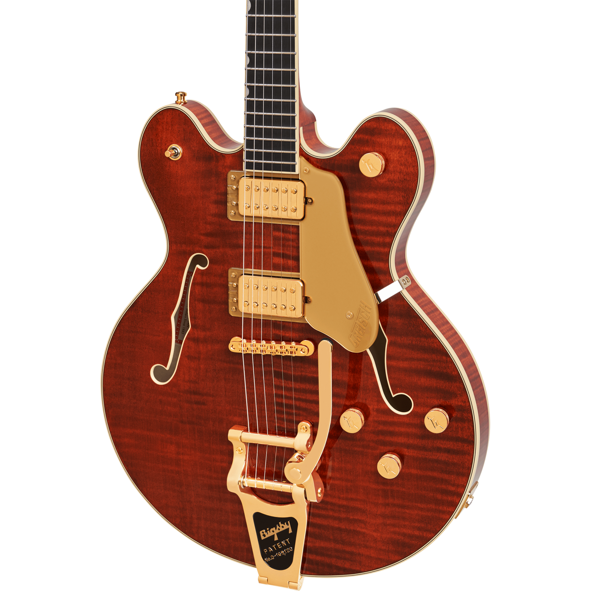 Gretsch Broadkaster LX Figured Center Block Electric Guitar - Bourbon Stain
