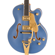 Gretsch Falcon Hollow Body w/ String-Thru Bigsby & Gold Hardware, Cerulean Smoke