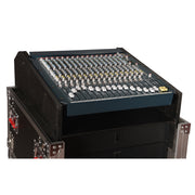 Gator Cases G-TOUR-GRC-1406 14U Top, 6U Bottom Audio Road Console Rack
