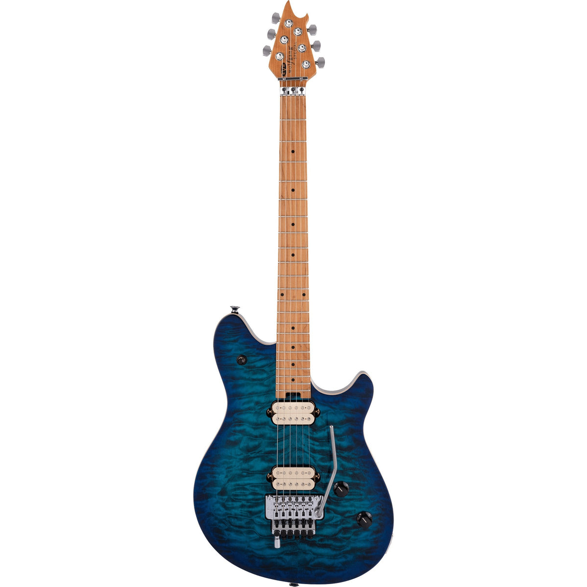 EVH Wolfgang WG Special QM Electric Guitar - Chlorine Burst