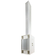 BASSBOSS Sublim8 Column PA Speaker wIth 18-inch Sub - White