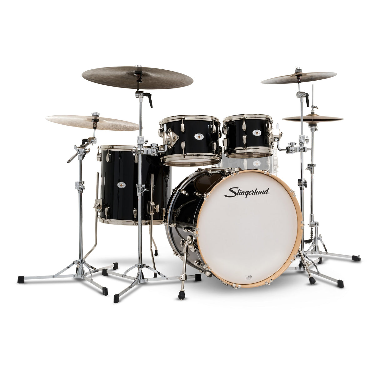 Slingerland 4-Piece Studio King Drum Kit - Del Norte Black