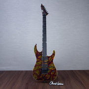 ESP USA M-II DX FR Electric Guitar - Hellfire - #US25017