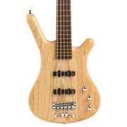 Warwick Teambuilt Pro Series Corvette Ash 5-String Electric Bass Guitar - Natural Transparent Satin