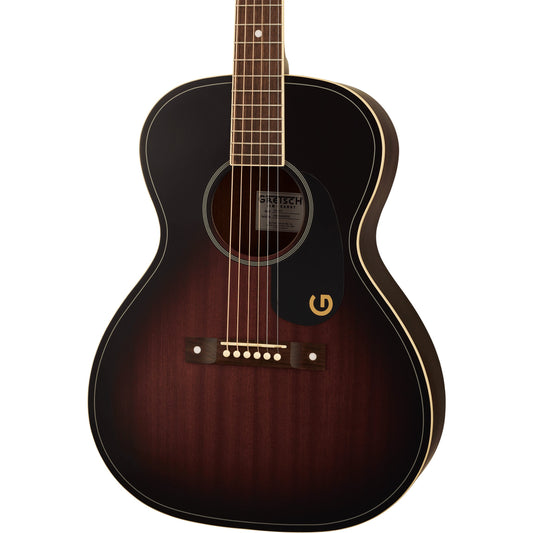 Gretsch Jim Dandy Concert Guitar - Walnut Fingerboard, Deep Cherry Burst