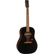 Gretsch Jim Dandy™ Deltoluxe Dreadnought Acoustic Electric Guitar, Black Top