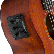 Gretsch G9121 A.C.E. Tenor Ukulele, Acoustic-Cutaway-Electric, Honey Mahogany Stain