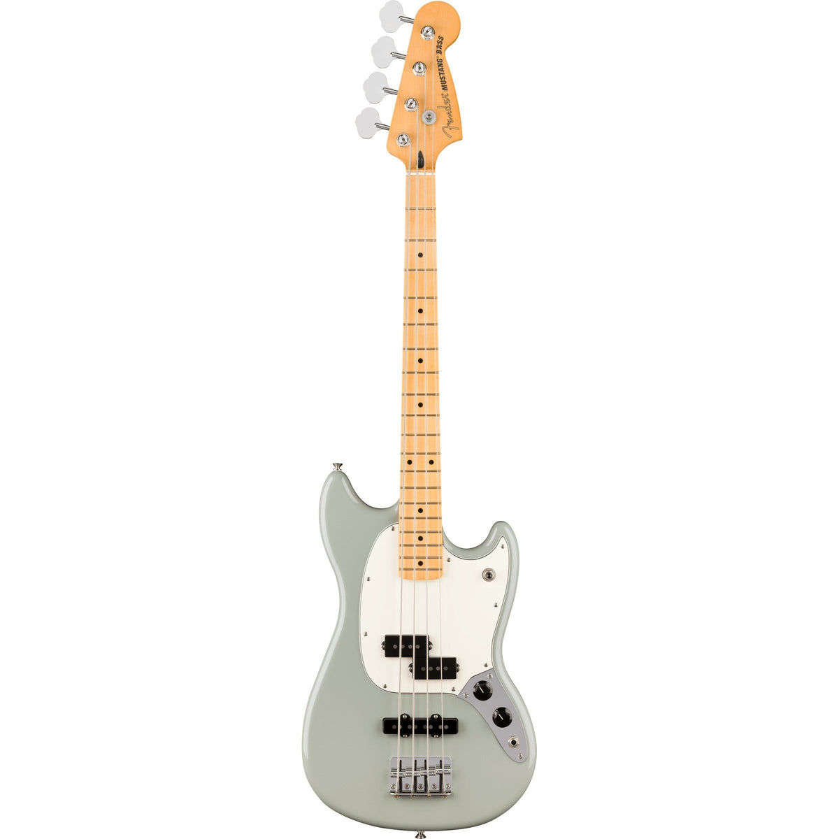 Fender Player II Mustang Bass PJ Electric Bass Guitar, Maple Fingerboard - Cactus Gray