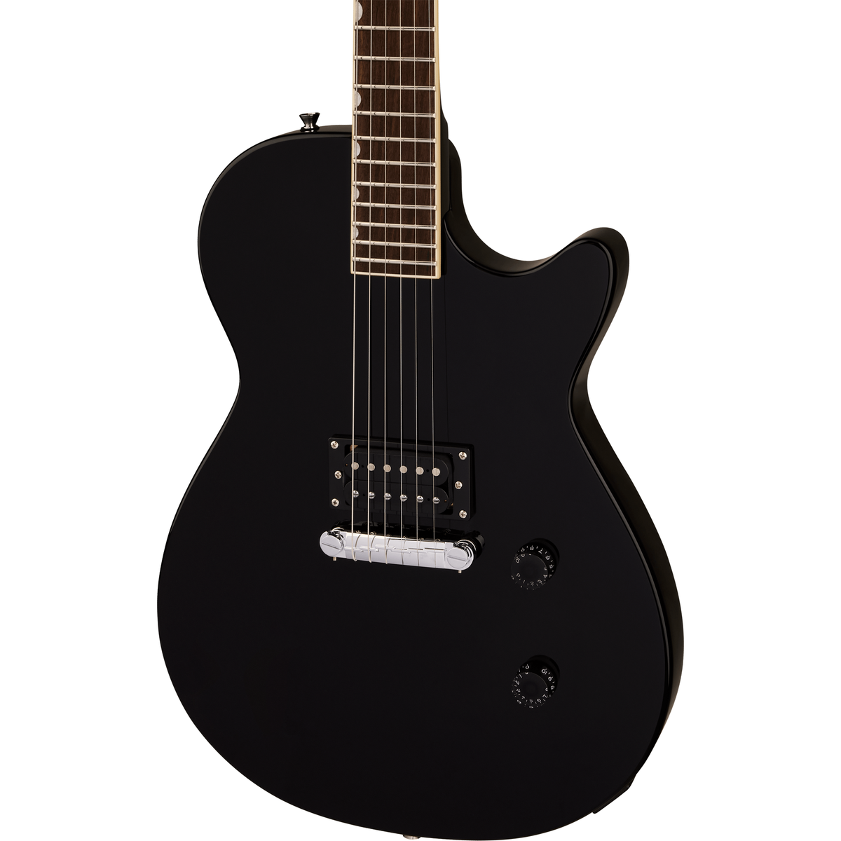 Gretsch Streamliner Jet Club 1 Pickup Electric Guitar - Laurel Fingerboard, Jet Black