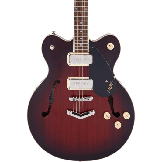 Gretsch G2622-P90 Streamliner Center Block Semi Hollow Electric Guitar, Claret Burst