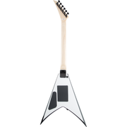 Jackson JS Series King V JS32 Electric Guitar - White with Black Bevels