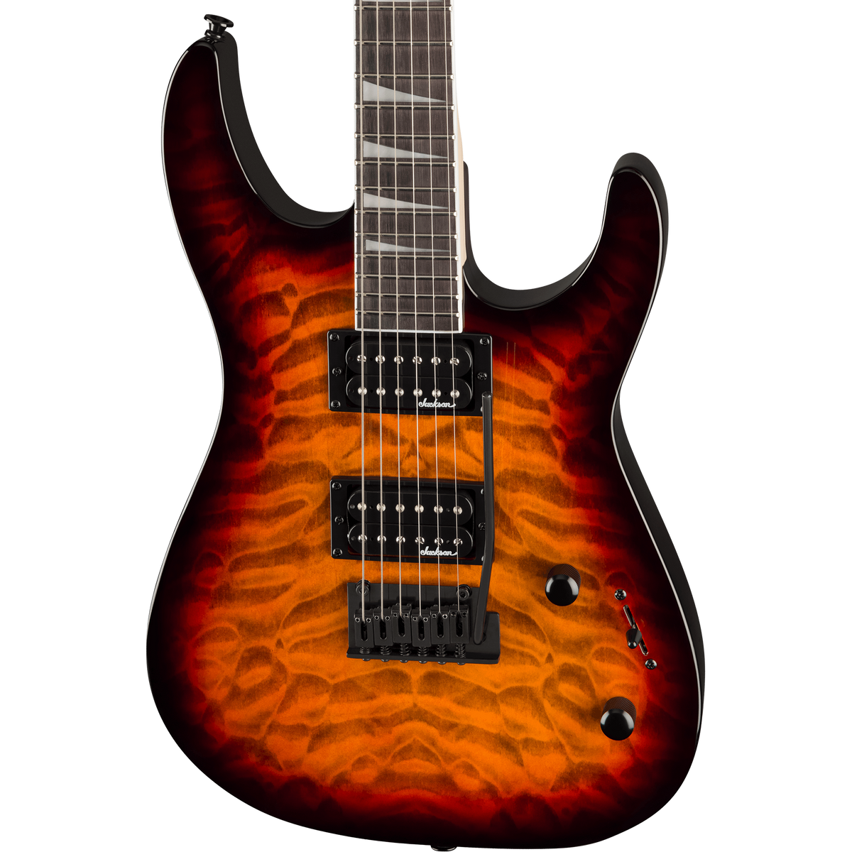 Jackson JS Series Dinky® JS20 DKQ 2PT Electric Guitar, Tobacco Burst