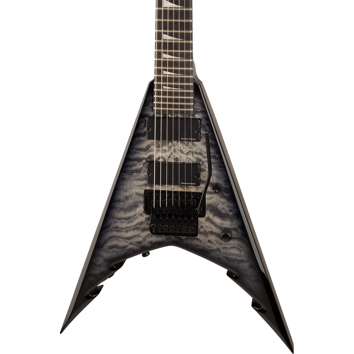 Jackson Pro Series Signature Corey Beaulieu King V KV7Q 7-String Electric Guitar - Transparent Black