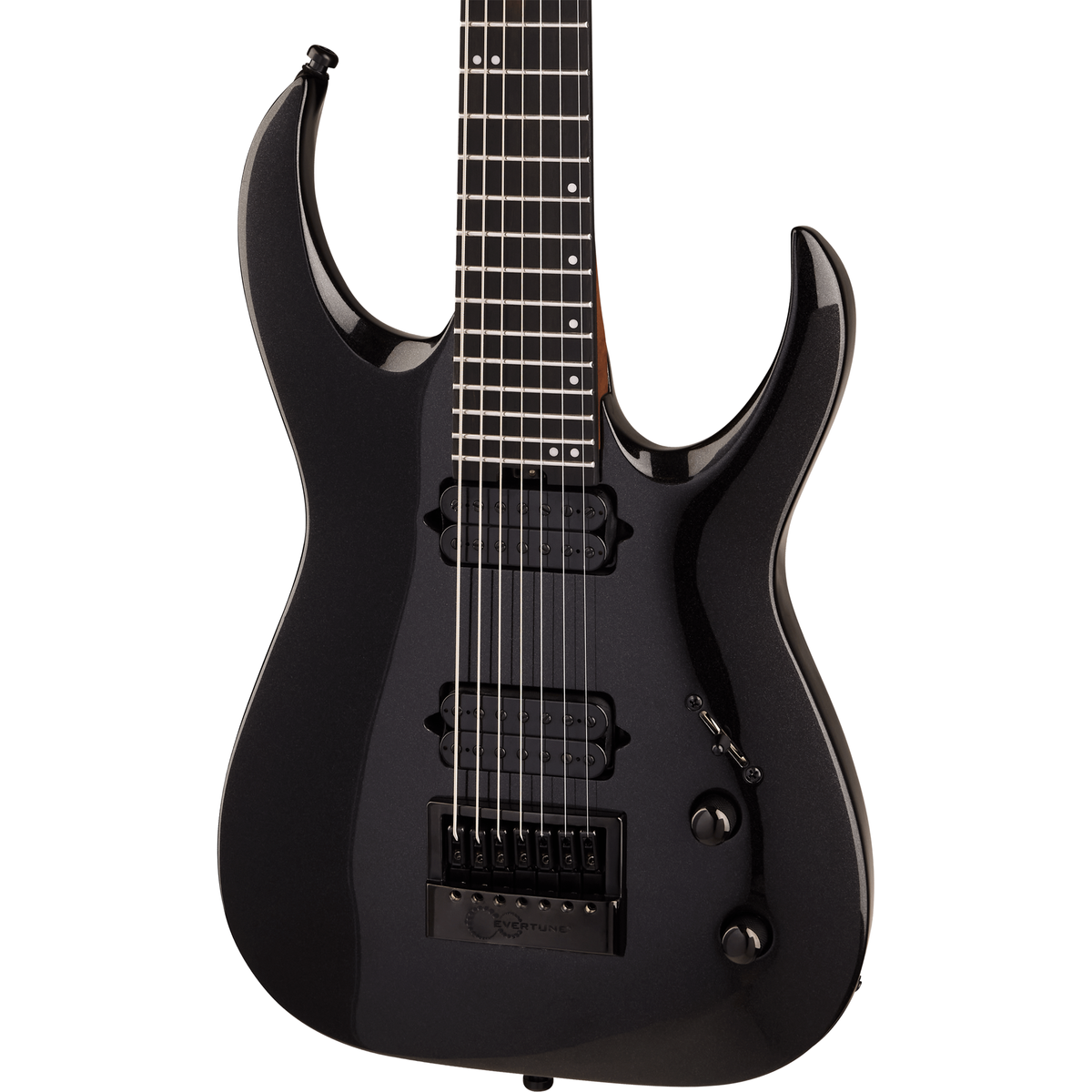 Jackson Pro Series Signature Misha Mansoor Juggernaut ET7 Electric Guitar - Metallic Black