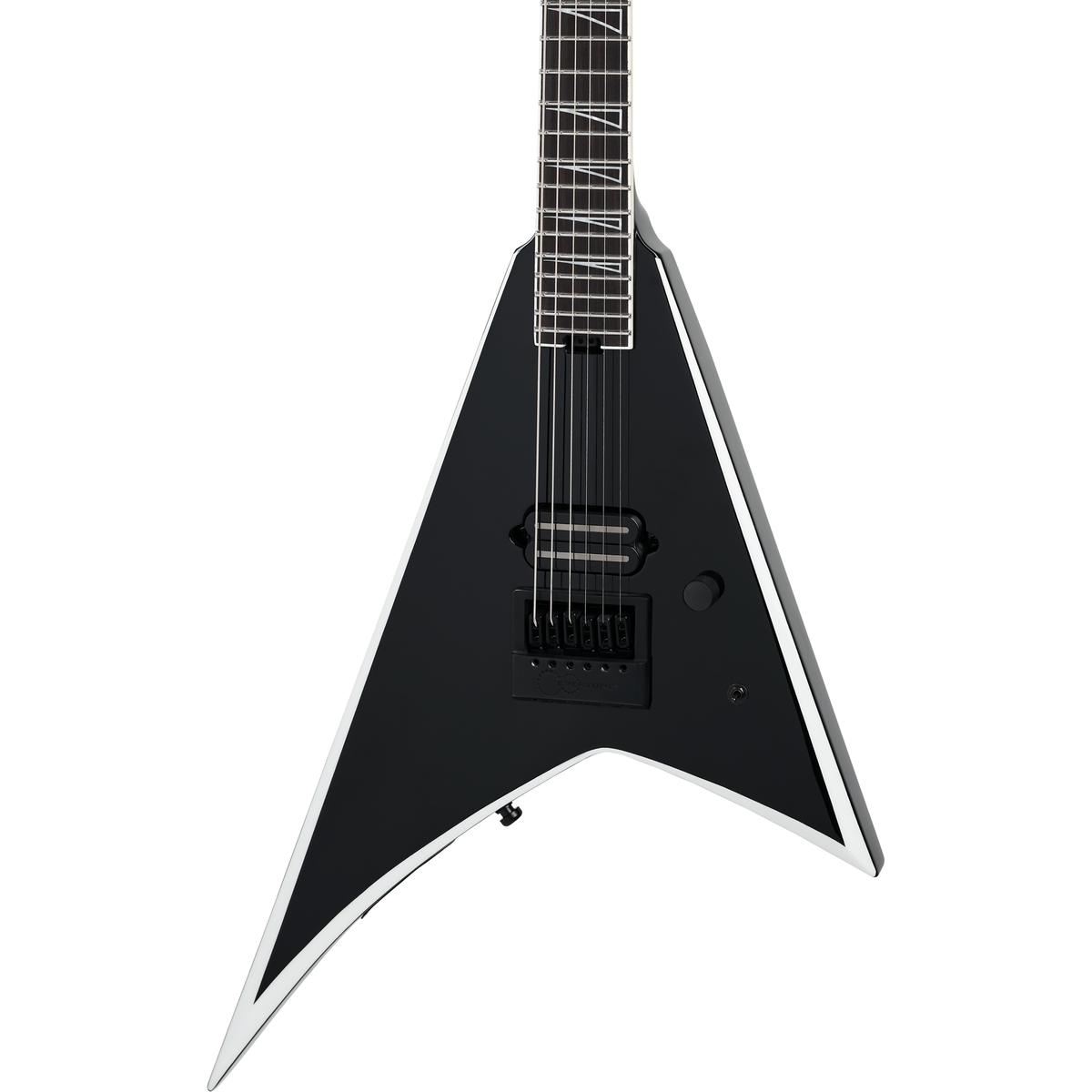 Jackson Pro Plus Series Signature Christian Andreu Rhoads RR24 EVTN Electric Guitar - Black with White Bevels