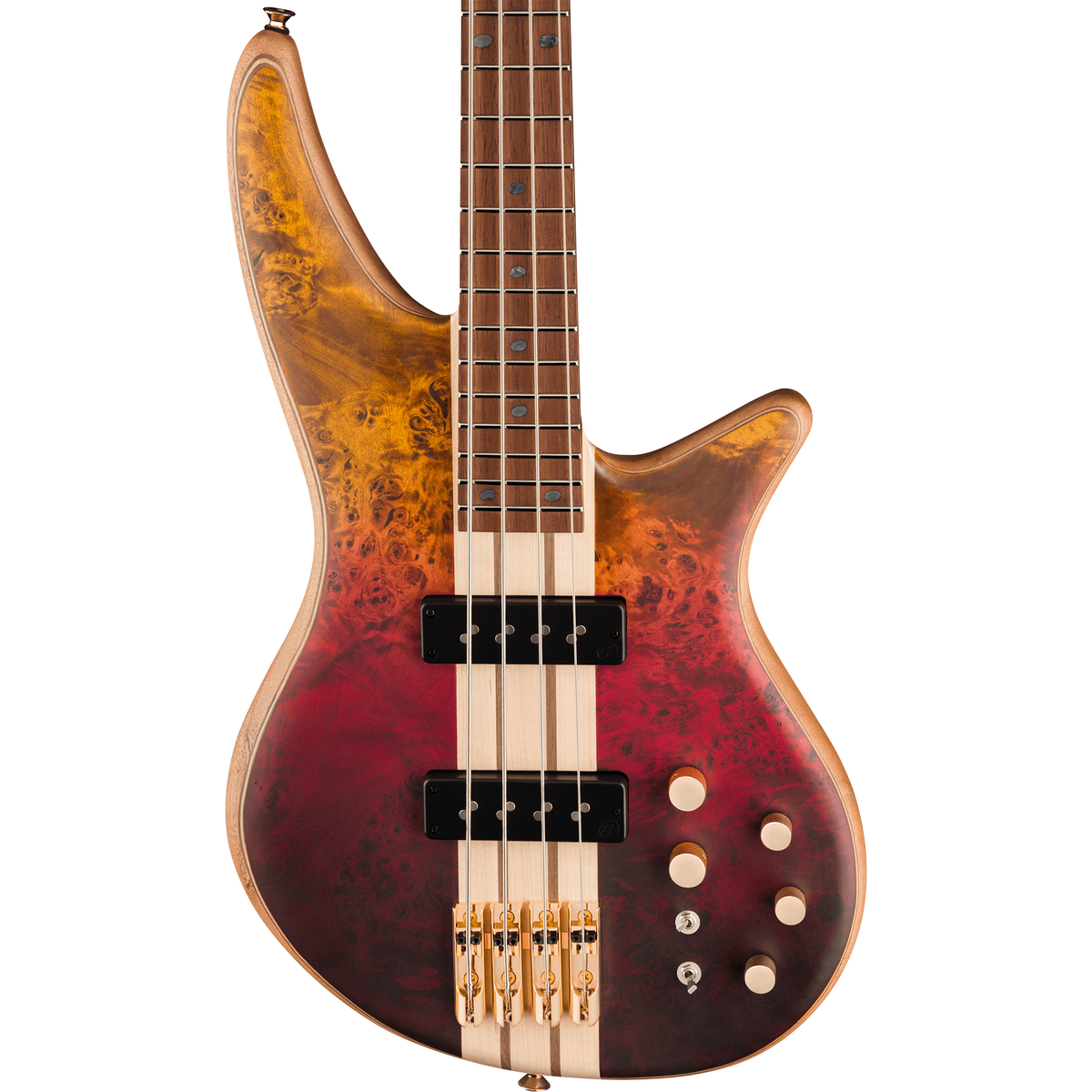 Jackson Pro Series Spectra Bass SBP IV Bass Guitar, Firestorm Fade