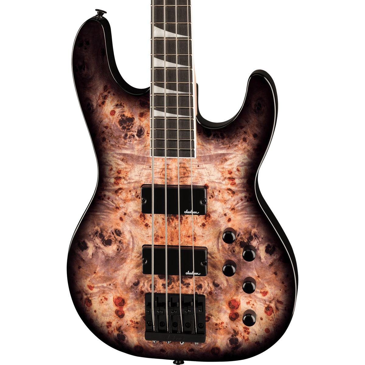 Jackson JS Series Concert™ Bass CB JS3P Bass Guitar, Transparent Black Burst